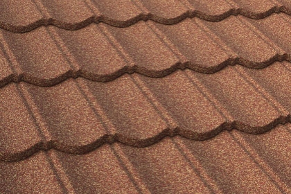 Композитная черепица рядовая Decra Classic Терракота