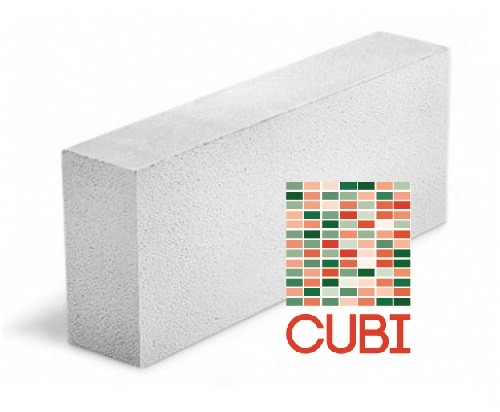 Газобетонный блок CUBI D700 B3,5 F100 625х250х100 ровный