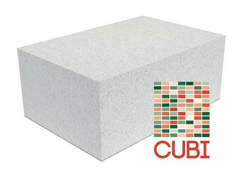 Газобетонный блок CUBI D700 B3,5 F100 625х250х500 ровный