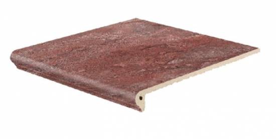 Клинкерная ступень фронтальная Frankfurt Ziegelrot SDS 310x320x25/10 мм